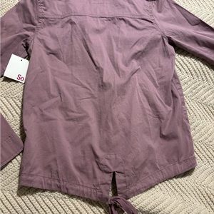 Lightweight jacket, light purple, size small, women’s spring jacket.